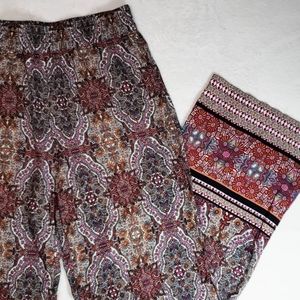 Forever 21 Mandala Print Palazzo Pants Size S